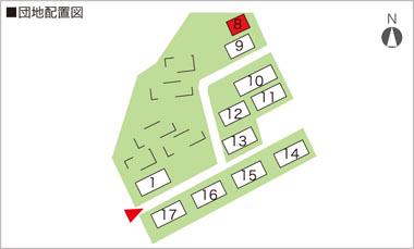 閲覧団地の配置図