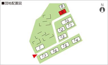 閲覧団地の配置図