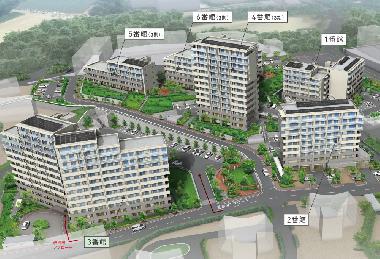閲覧団地の配置図