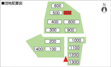 閲覧団地の配置図