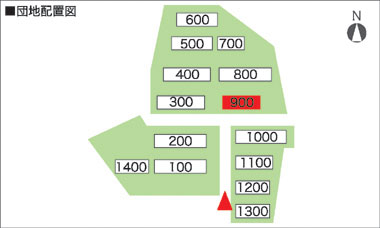 閲覧団地の配置図