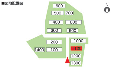 閲覧団地の配置図
