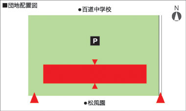 閲覧団地の配置図
