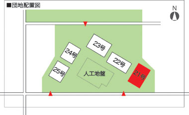 閲覧団地の配置図