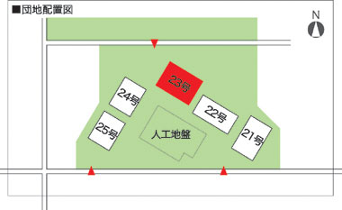 閲覧団地の配置図